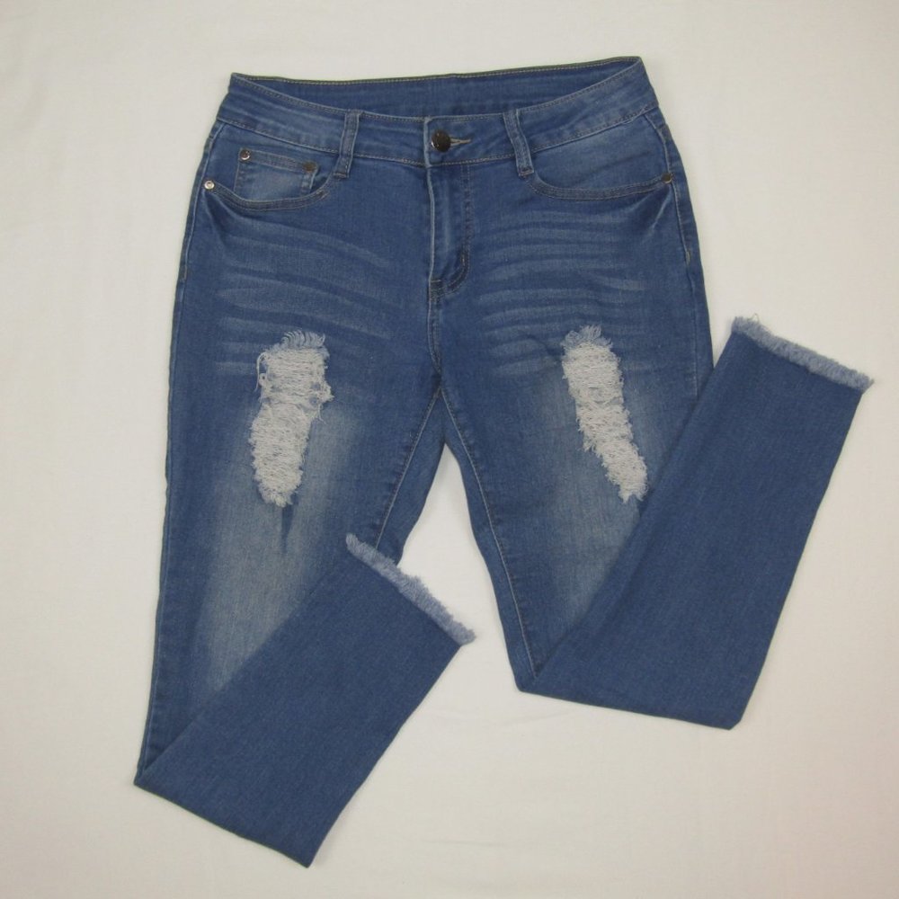 Fashion Nova - Medium Wash Skinny Jeans